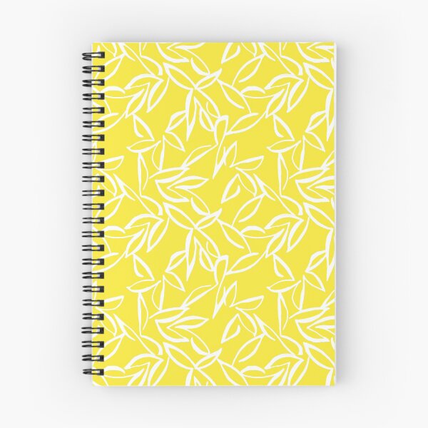 Item preview, White Leaves on Yellow designed and sold by JazzPWall.