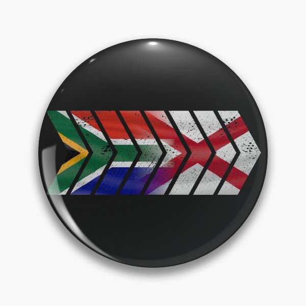 Item preview, South Africa Northern Ireland chevrons (DISTRESSED) designed and sold by SolidEarthArt.