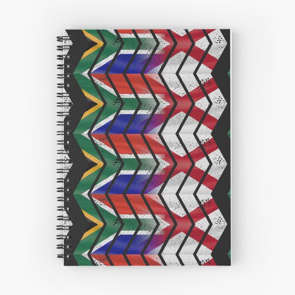 Item preview, South Africa Northern Ireland chevrons (DISTRESSED) designed and sold by SolidEarthArt.