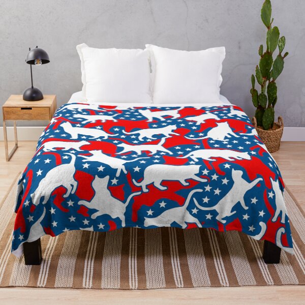 Item preview, United States Of Cats USA Flag Cat Lover Americana Pattern designed and sold by GrandeDuc.
