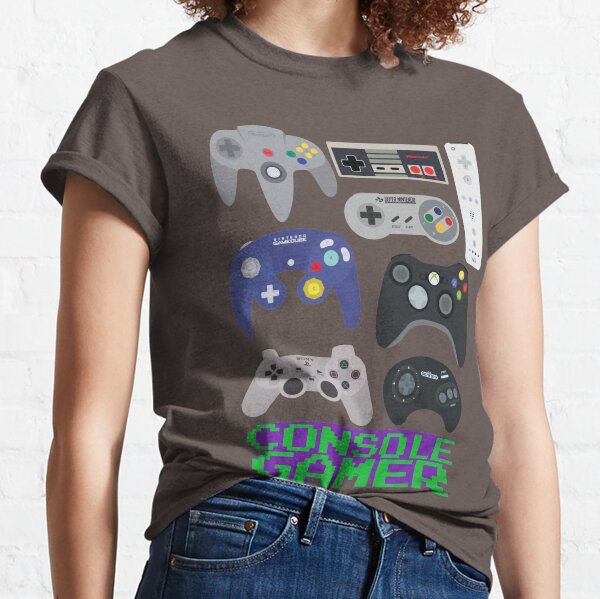 I love Gaming T-shirt Xbox PS3 Console Tee Retro Atari Play Station Game Tee 