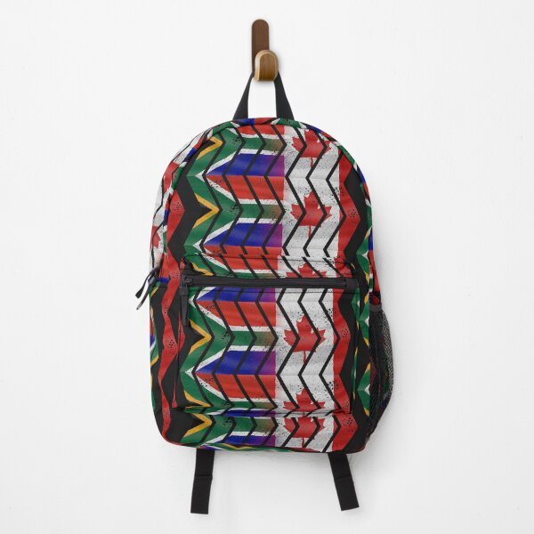Artikelvorschau, Südafrika Kanada Chevrons (DISTRESSED) entworfen und verkauft von SolidEarthArt.
