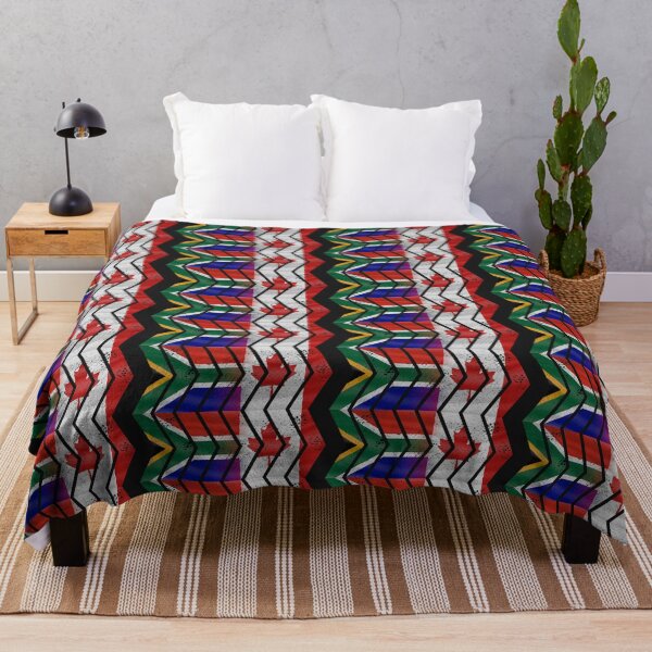 Artikelvorschau, Südafrika Kanada Chevrons (DISTRESSED) entworfen und verkauft von SolidEarthArt.