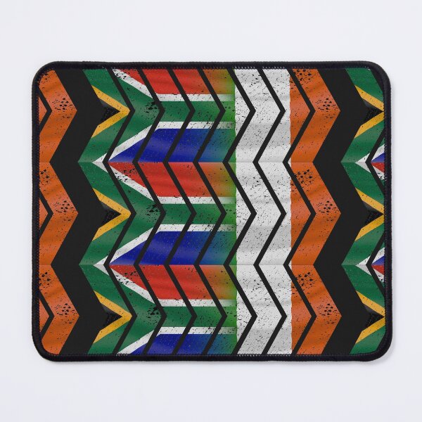 Item preview, South Africa Ireland chevrons (DISTRESSED) designed and sold by SolidEarthArt.