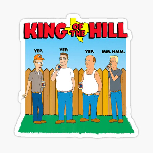 King Of The Hill 11 Pack Texas Beer Funny Meme Sticker Hank Hill Bobby