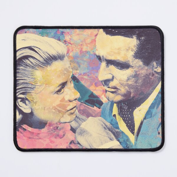Item preview, Alfred Hitchcock, to catch a thief, Cary Grant and Grace Kelly, officially licensed fan art designed and sold by Mauswohn.