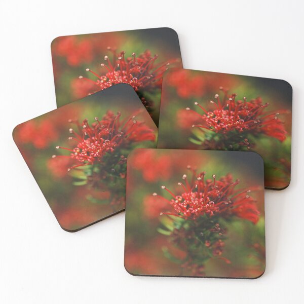 Item preview, Grevillea Flowers Red Plenty designed and sold by Joy Watson - Natural Light Photography .