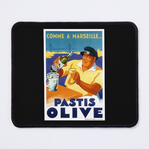 Item preview, Vintage Advertising Poster France Pastis Olive  designed and sold by Lazarz8.