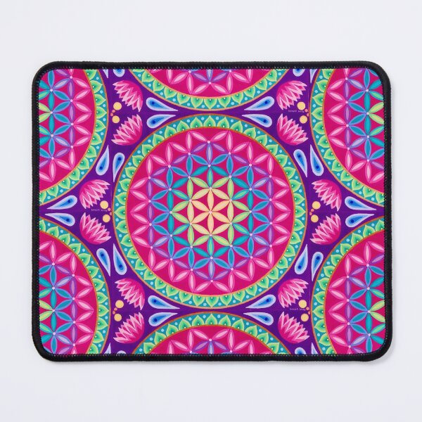Item preview, Rainbow Flower of Life Mandala designed and sold by Soozie Wray.