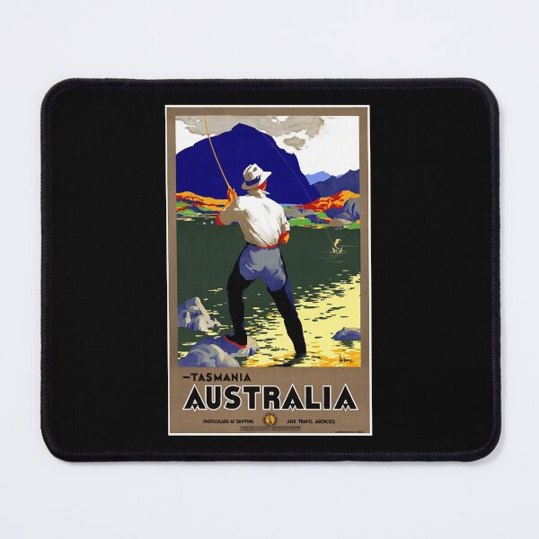 Item preview, Vintage Travel Poster Tasmania Australia designed and sold by Lazarz8.