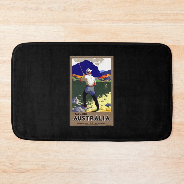 Item preview, Vintage Travel Poster  Tasmania Australia  designed and sold by Lazarz8.