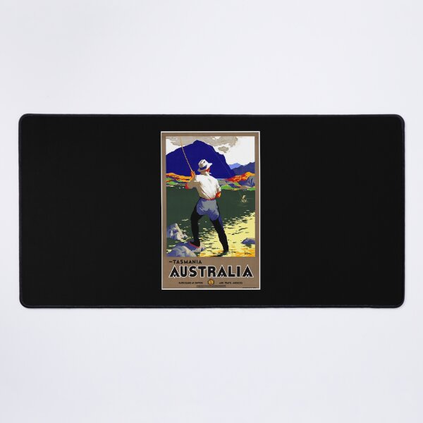 Item preview, Vintage Travel Poster  Tasmania Australia  designed and sold by Lazarz8.