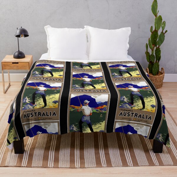 Item preview, Vintage Travel Poster Tasmania Australia designed and sold by Lazarz8.