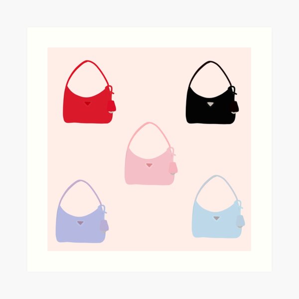 designer inspired shopping bags Sticker for Sale by Anna Buse