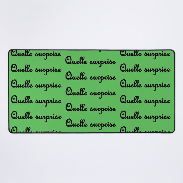Item preview, Quelle surprise French surprise sarcasm irony (black) designed and sold by SolidEarthArt.