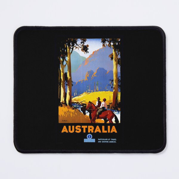 Item preview, Vintage Travel Poster Australia designed and sold by Lazarz8.