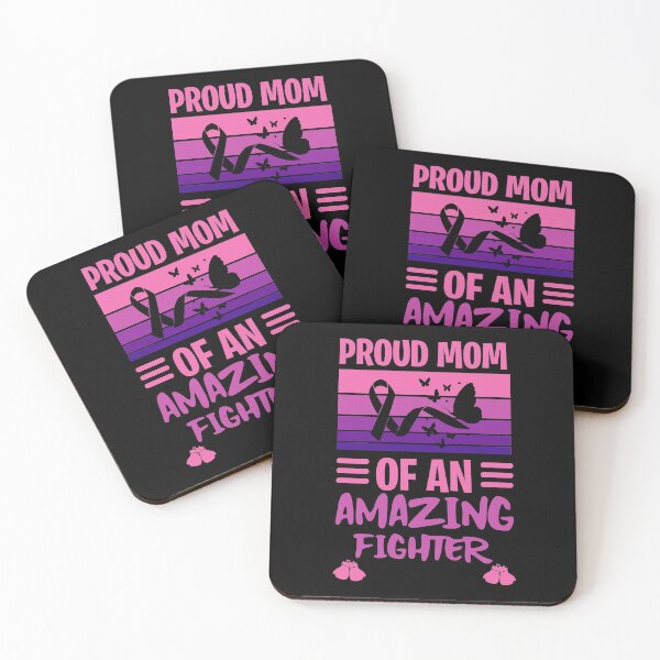 Item preview, Proud Mom Of An Amazing Fighter | Breast Cancer Warrioress  designed and sold by The-ItemShop.