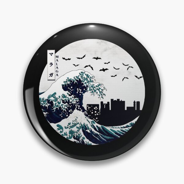 Artikelvorschau, Malaga Kanagawa Wave Dark entworfen und verkauft von DFerraz.
