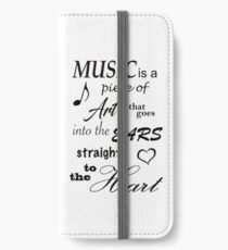 Music Quotes iPhone Wallet/Case/Skin