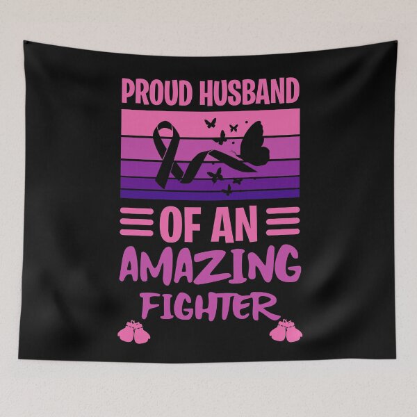 Item preview, Proud Husband Of An Amazing Fighter | Breast Cancer Warrioress  designed and sold by The-ItemShop.