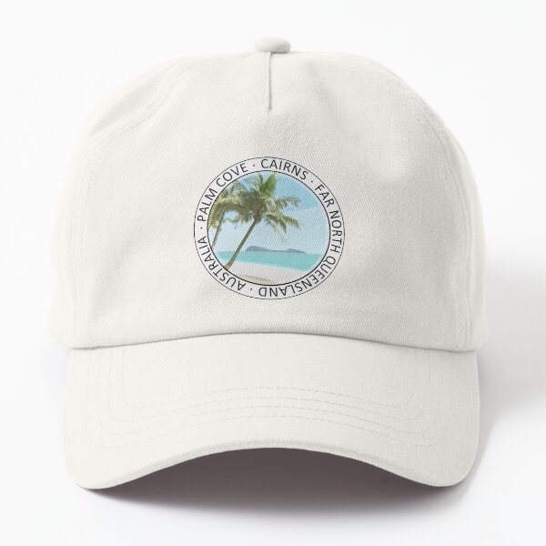 Palm Cove Art on Dad Hat