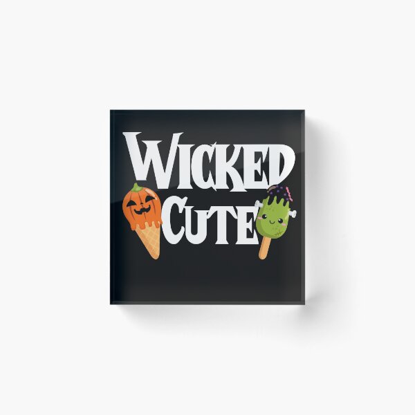 Item preview, Wicked Cute - Halloween - Ice Cream and popsicles with pumpkin face and frankenstein designed and sold by hasbeenz.
