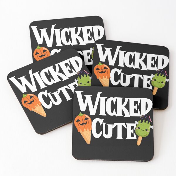 Item preview, Wicked Cute - Halloween - Ice Cream and popsicles with pumpkin face and frankenstein designed and sold by hasbeenz.