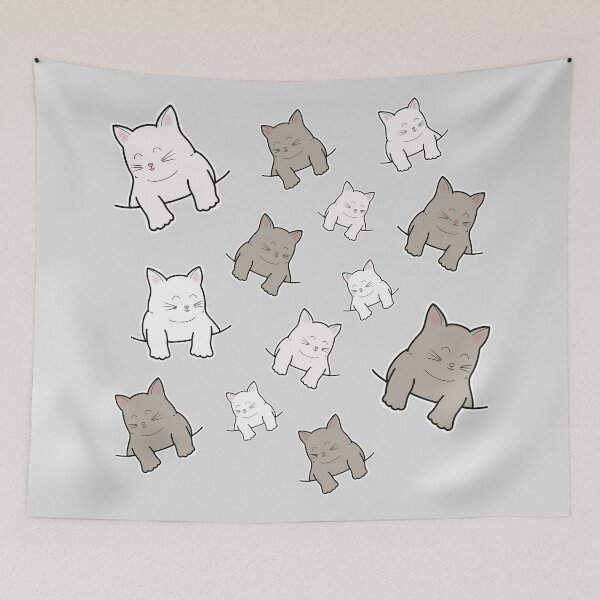 Item preview, Chubby cats designed and sold by PalinoColour.