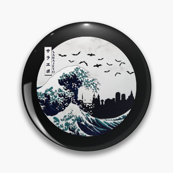 Item preview, Sarajevo Kanagawa Wave Dark designed and sold by DFerraz.