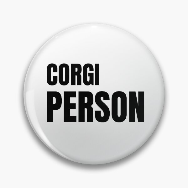 Item preview, Corgi Person -Text Design in Black designed and sold by katiekendall.