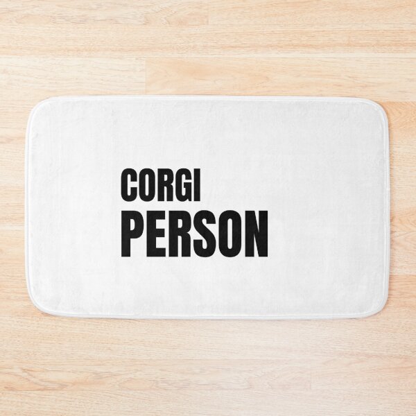 Item preview, Corgi Person -Text Design in Black designed and sold by katiekendall.