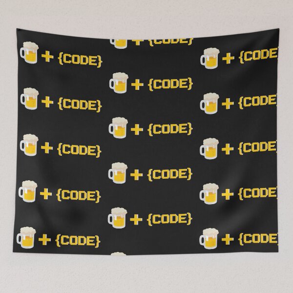 Item preview, Beer+Code designed and sold by Code  Monkeys.