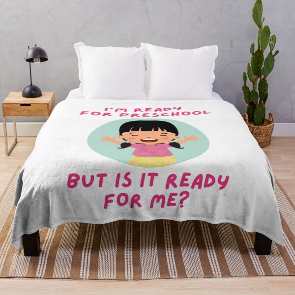 Item preview, I'm ready for preschool but is it ready for me? Cute girl - Funny Cute Back to School Gifts, First Day of School designed and sold by Teetee94.