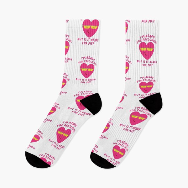 Item preview, I'm ready for preschool but is it ready for me? Pink Heart - Funny Cute Back to School Gifts, First Day of School designed and sold by Teetee94.