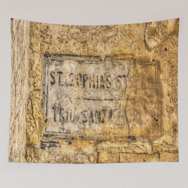 Item preview, Ancient Street Sign Malta  designed and sold by Londonimages.