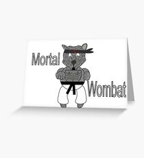 Mortal Wombat! Greeting Card
