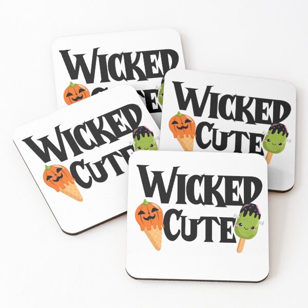 Item preview,  Wicked Cute - Halloween - Ice Cream and popsicles with pumpkin face and frankenstein designed and sold by hasbeenz.