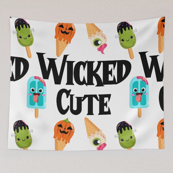 Item preview,  Wicked Cute - Halloween - Ice Cream and popsicles with pumpkin face and frankenstein designed and sold by hasbeenz.