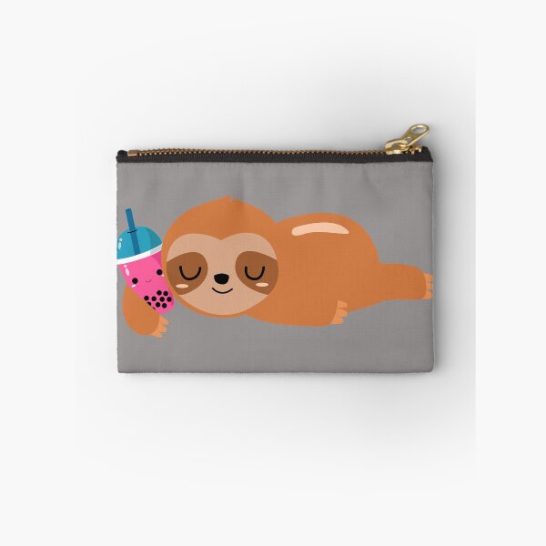 Item preview, Funny Sleepy Sloth Hugging Bubble Tea designed and sold by DAFIN.
