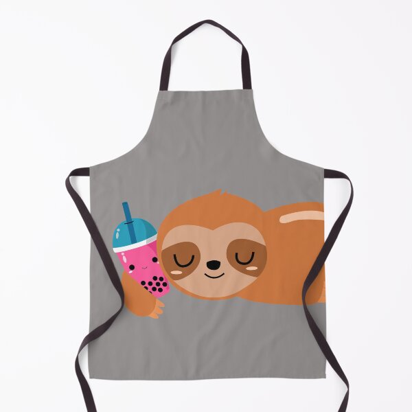 Item preview, Funny Sleepy Sloth Hugging Bubble Tea designed and sold by DAFIN.
