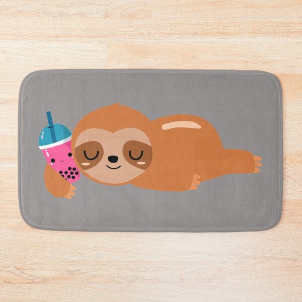 Item preview, Funny Sleepy Sloth Hugging Bubble Tea designed and sold by DAFIN.