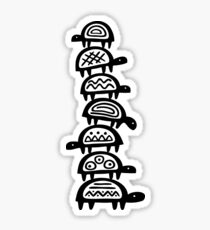 It's turtles all the way down Sticker