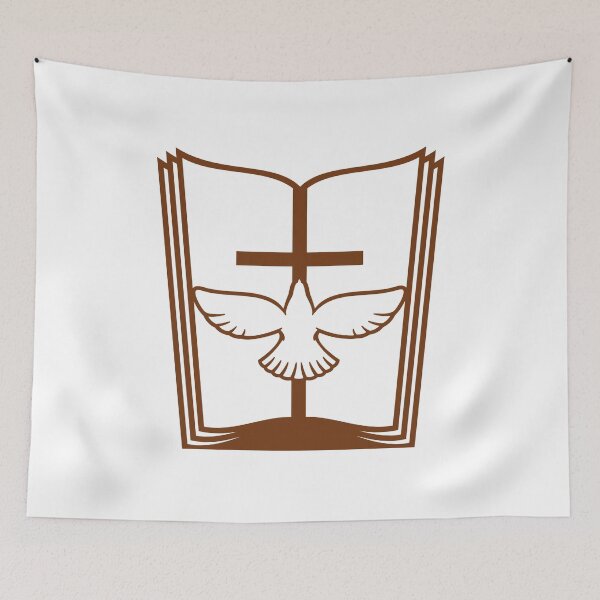 Item preview, Holy Bible with Cross and Dove Holy Spirit designed and sold by MEBH.