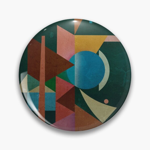 Item preview, Abstract composition - inspired by cubism, dark green  designed and sold by korasi.
