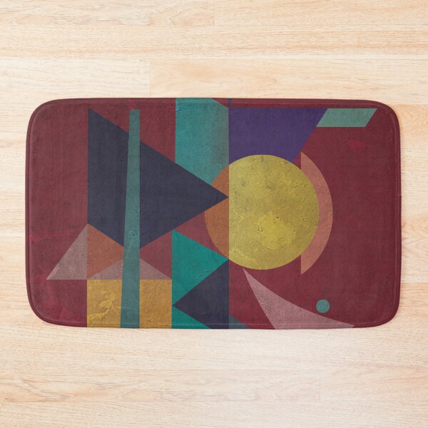 Item preview, Abstract composition - inspired by cubism, red designed and sold by korasi.