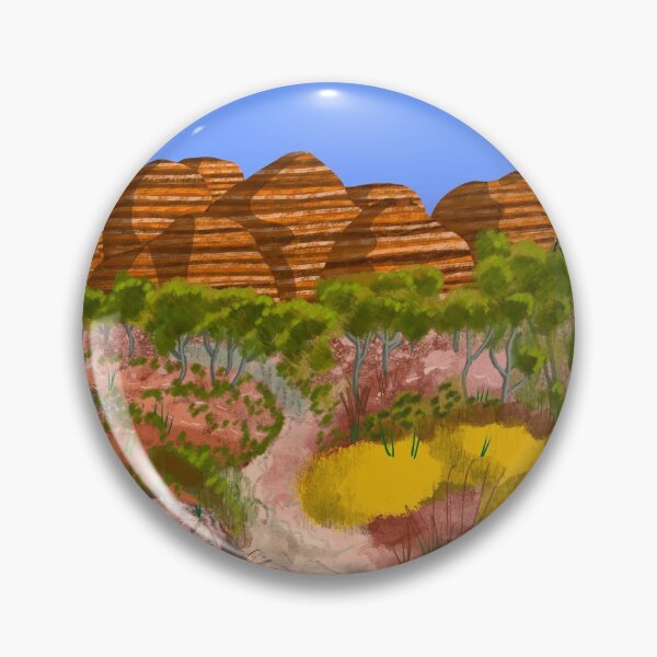 Item preview, Bungle Bungles Purnululu Australia Desert Landscape Painting designed and sold by emmafifield.
