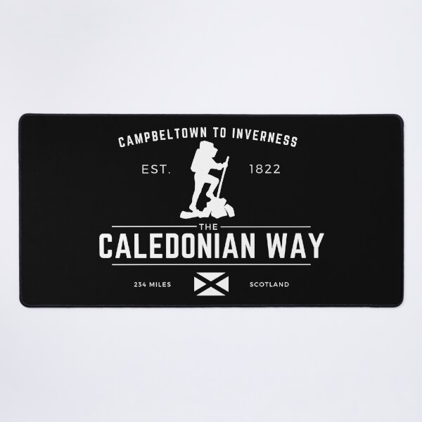 Item preview, Caledonian way - Canal - Long Distance Walking Route - NCN Route 78 - Black designed and sold by WildBerryArt.