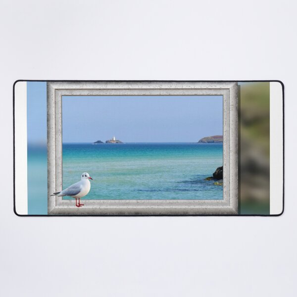 Item preview, Godrevy lighthouse Cornwall designed and sold by BerylBez.