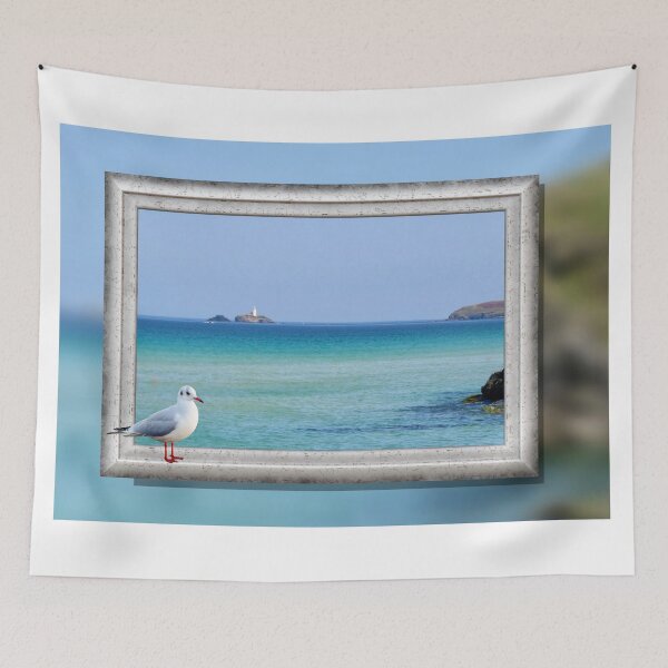 Item preview, Godrevy lighthouse Cornwall  designed and sold by BerylBez.