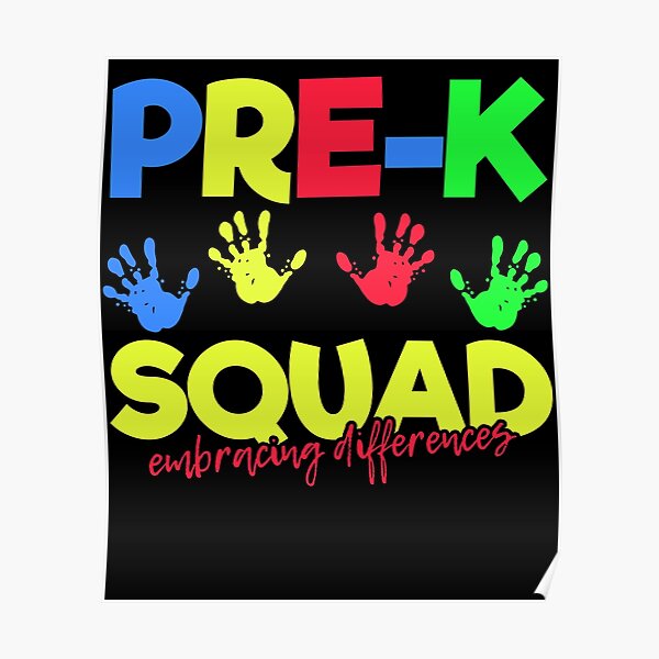 "SPED PreK Autism" Poster for Sale by Mealla Redbubble